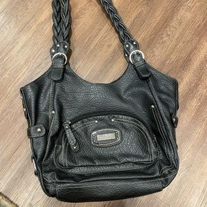 Rossetti black leather purse
